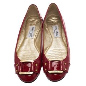 Jimmy Choo Morse red flats